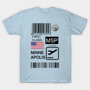 Minneapolis United states travel ticket T-Shirt